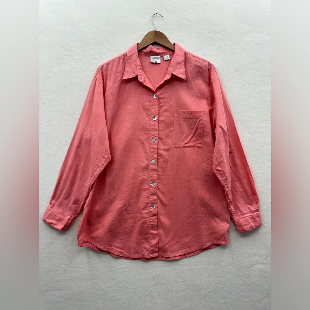Reflections by Spiegel Women’s XL Long Sleeved Button Up Shirt Vintage